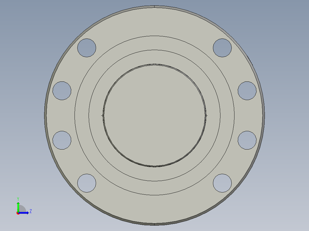 JF10025-8滚珠丝杆3D模型左视图
