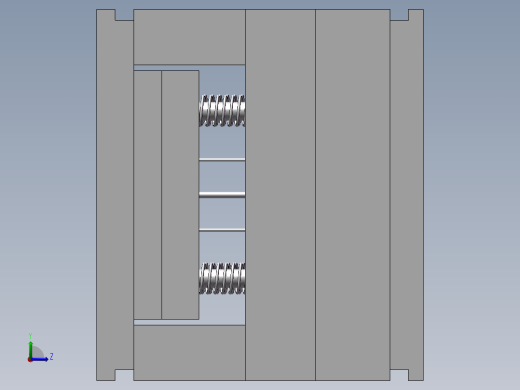 笔帽注塑模型左视缩略图