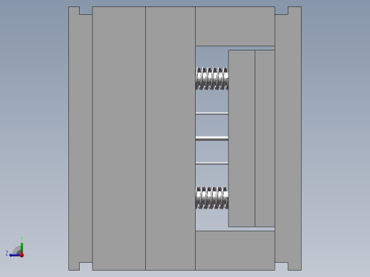 笔帽注塑模型右视缩略图