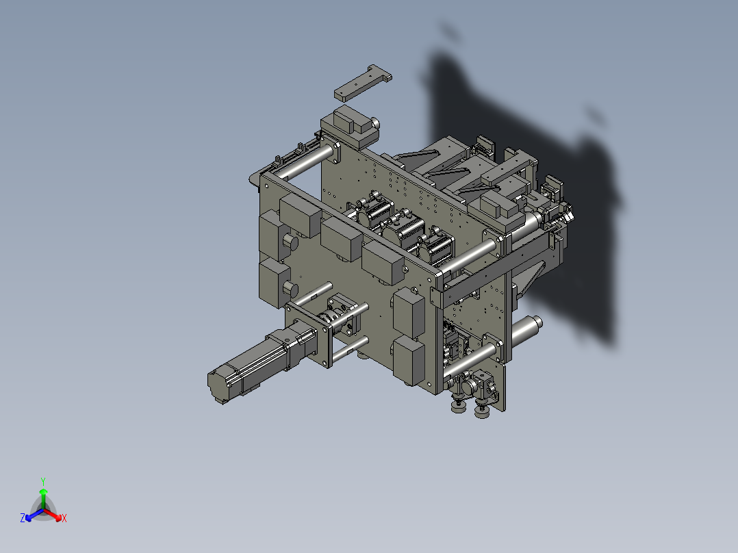 05-00-09升降丝杆组件正等轴测图
