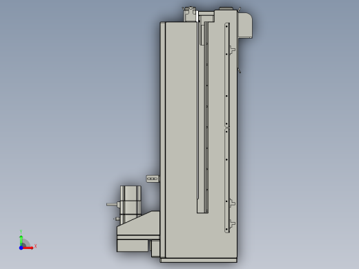 收板机-2-1-空Tray升降模组前视缩略图