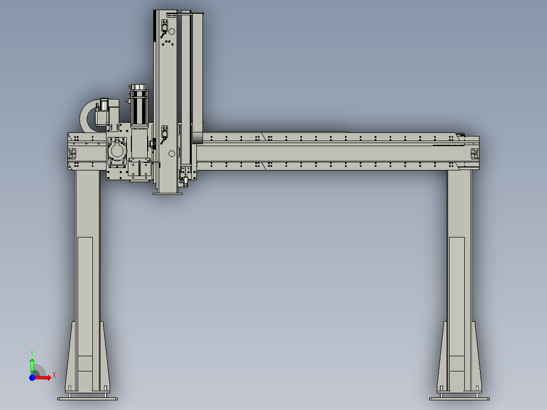 单臂移位机器人前视图