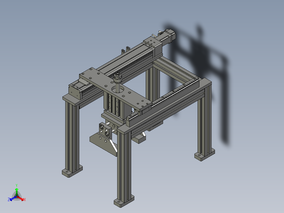 HL190508-06散热片下料机构主视图