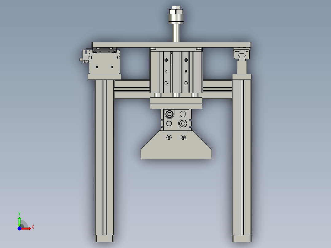 HL190508-06散热片下料机构前视图