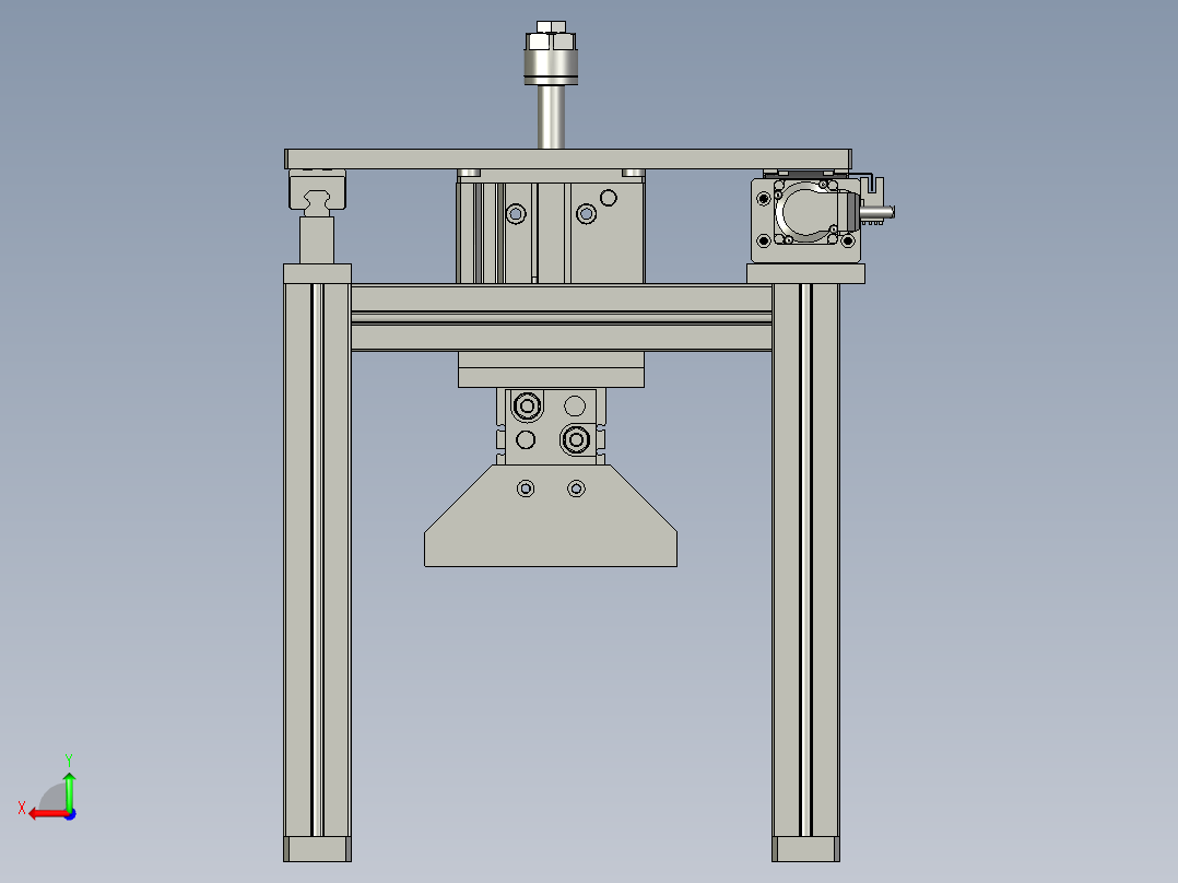 HL190508-06散热片下料机构后视图