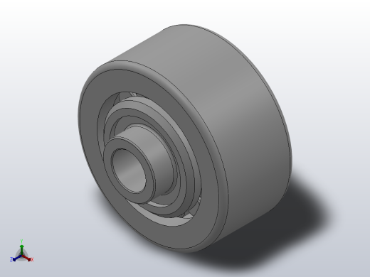 ND型挡圈型输送链用圆柱滚子滚轮轴承_ND28JL1