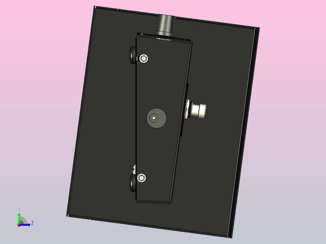 合成器模型图左视图