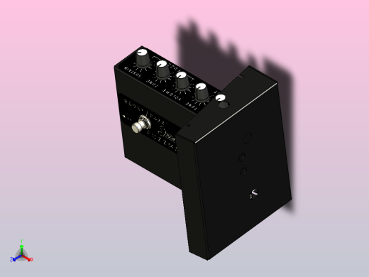 合成器模型图正等轴测缩略图