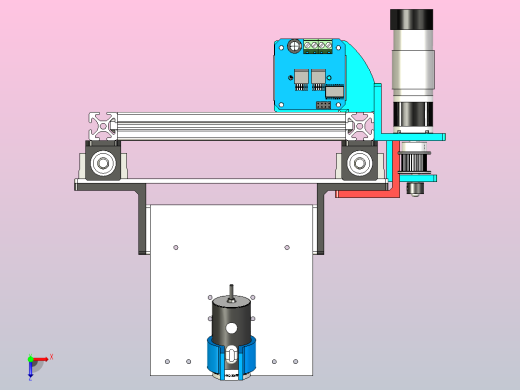 移动机器人物体管理系统中的提升器设计俯视缩略图