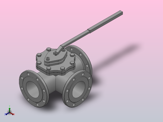三通球阀[1.5-DN100三通球阀（3-way Ball Value）]