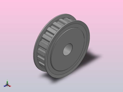 标准型梯形齿同步带轮L型_SLHC-20-050-dc14-A