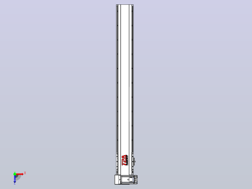 皮带直线轴半封闭可选导轨TPA-HNB-120D-110-L950-LU-C-P40-N3俯视缩略图