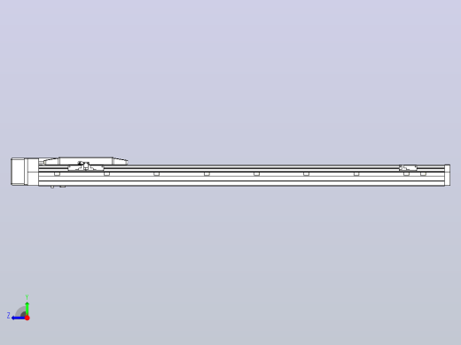 滚珠丝杠直线轴内置导轨TPA-GCR-170-2510C-L950-MR-M75-N3右视缩略图