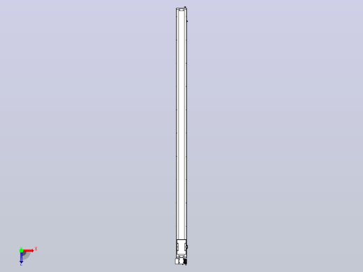 SCM14-2900-LD滚珠花健、支撑座、滚珠丝杠、交叉导轨、直线模组俯视缩略图