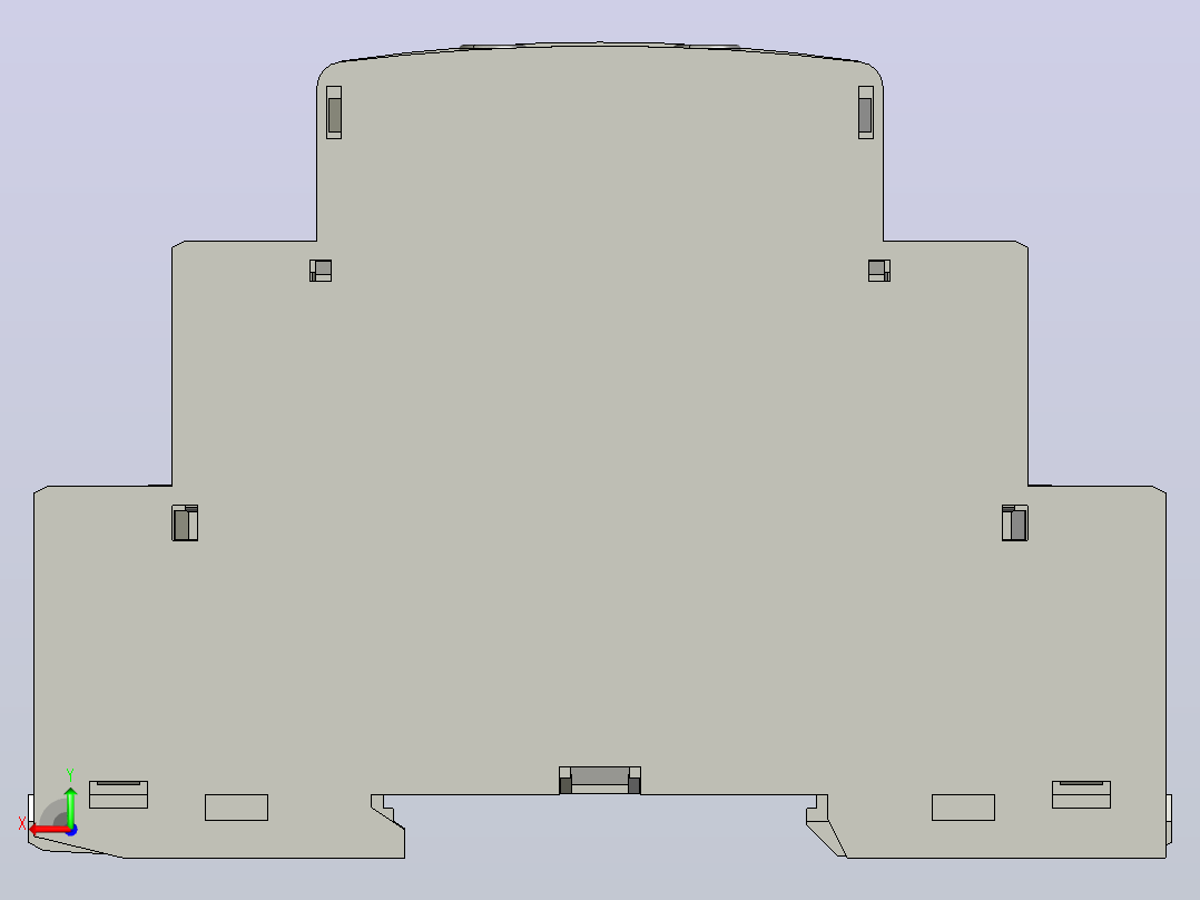 NJS5-M1时间继电器三维模型202012后视图