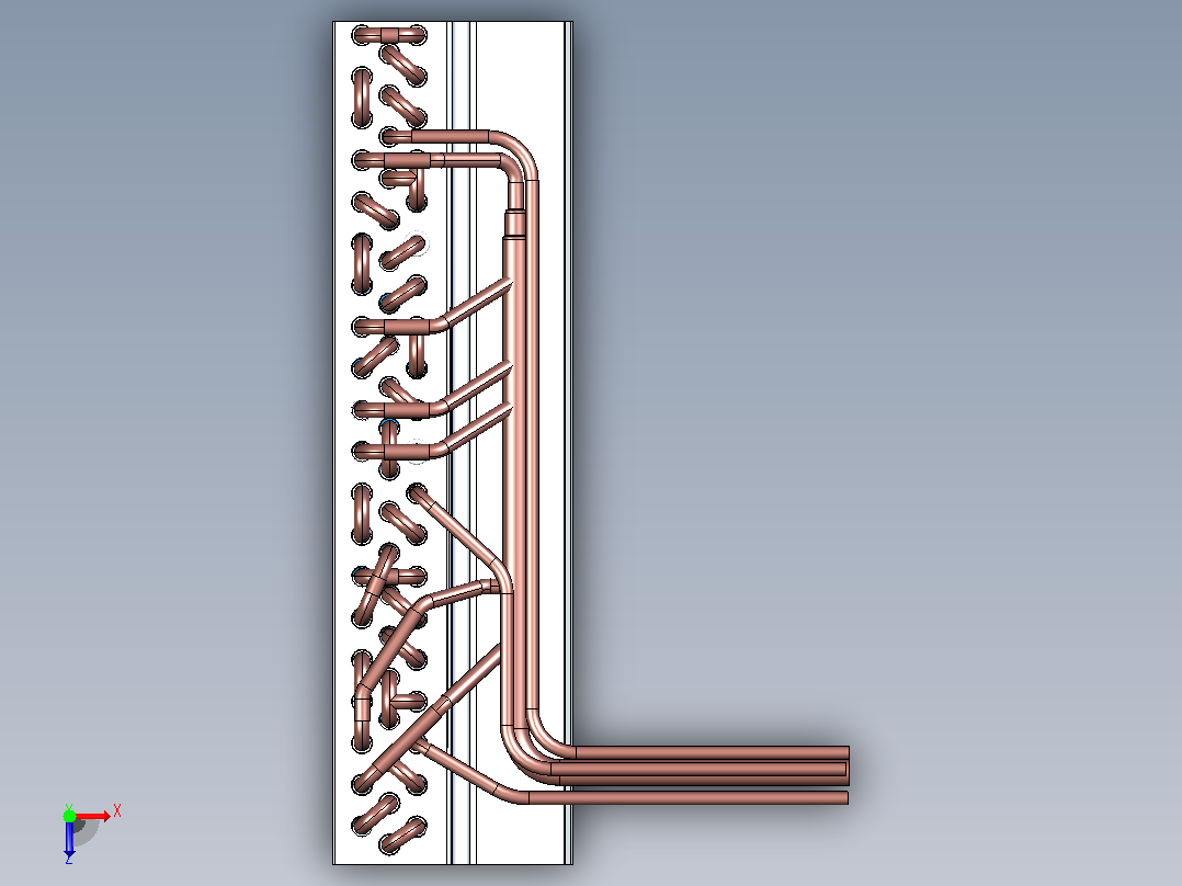 热交换器（Heat Exchanger）俯视图