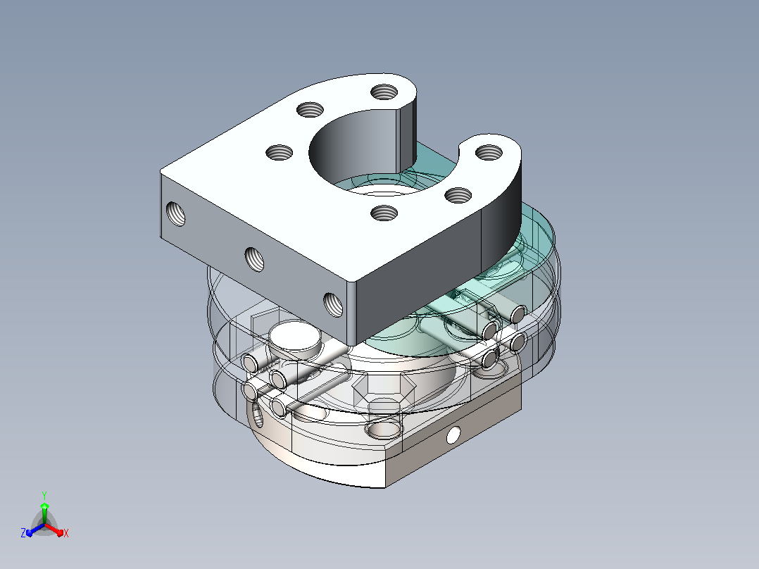 WobbleX WS12重新混合用于3D打印正等轴测图