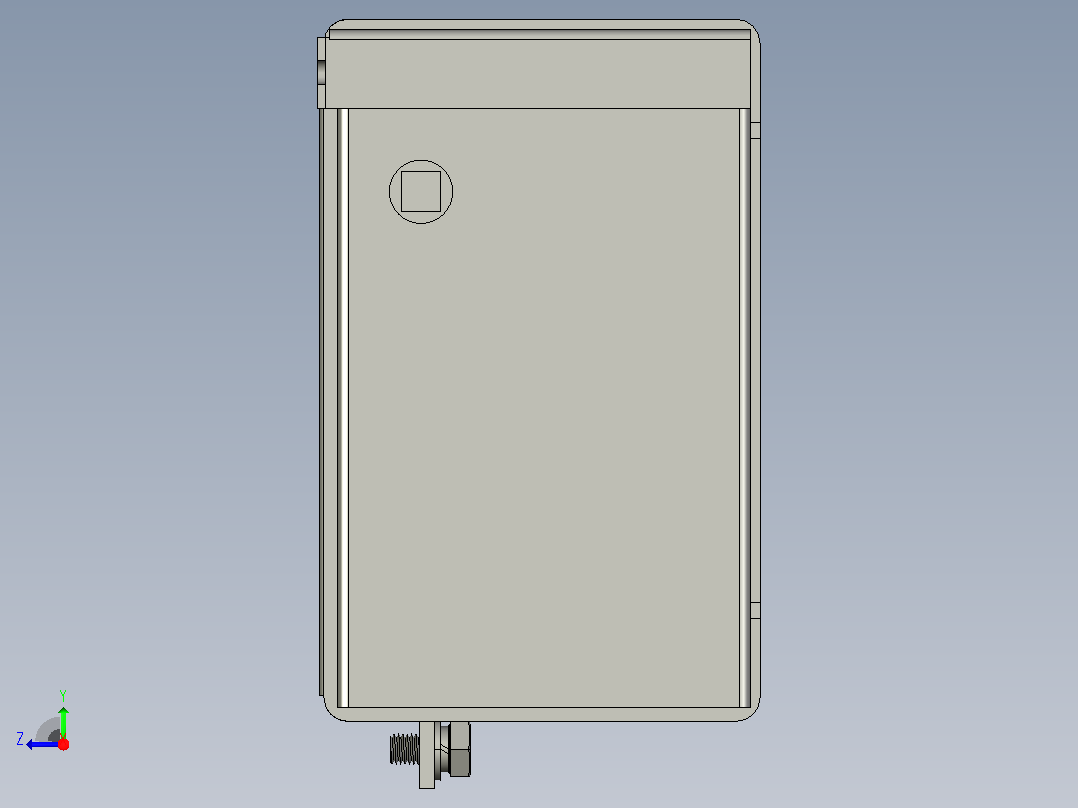NH41-160～250_4SZ 4P自动转换开关三维模型202106右视图