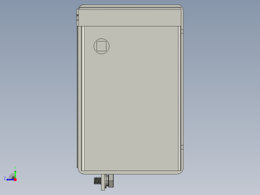 NH41-160～250_4SZ 4P自动转换开关三维模型202106右视缩略图