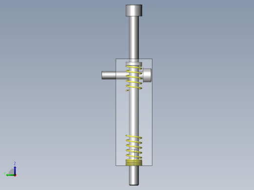 非磁性体圆柱形工件检测左视缩略图