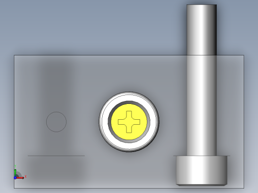 非磁性体圆柱形工件检测俯视缩略图