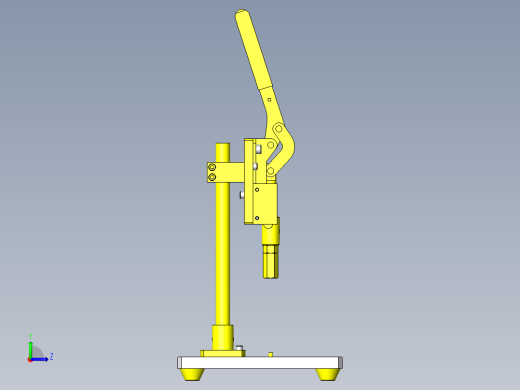 手动简易铆接夹具左视缩略图