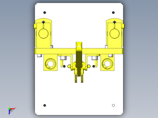 手动简易铆接夹具俯视缩略图