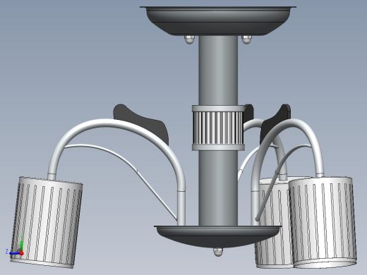 solidworks 吊灯右视缩略图