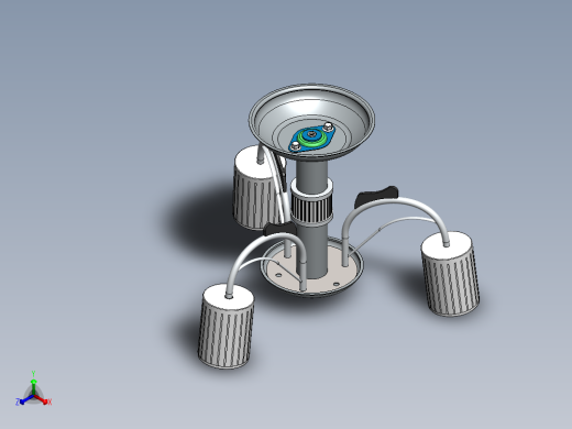 solidworks 吊灯正等轴测缩略图