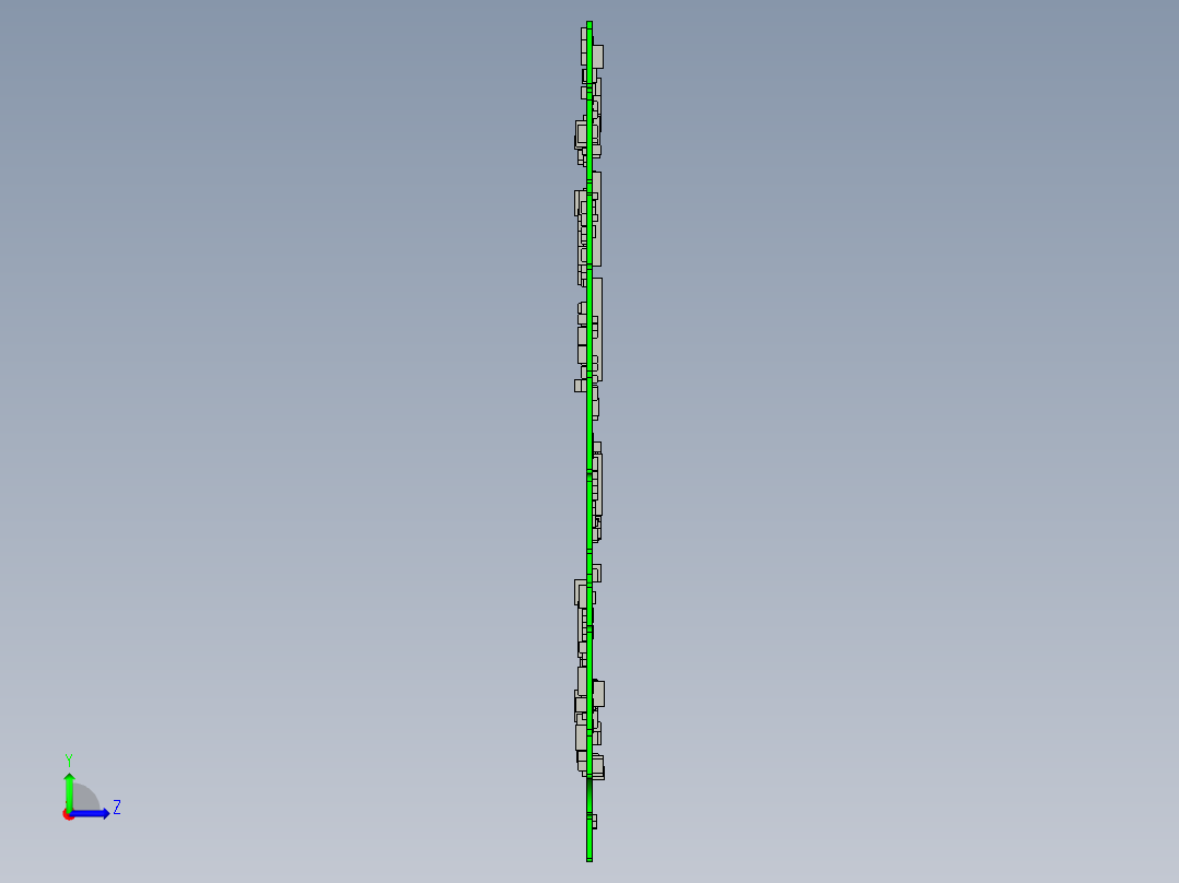 仿iphone5智能手机左视图