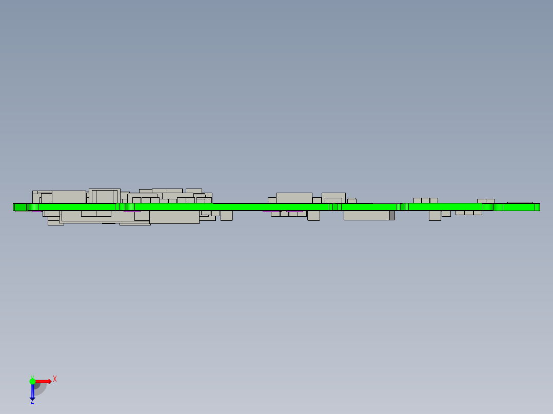 仿iphone5智能手机俯视图