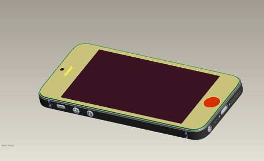 仿iphone5智能手机缩略图