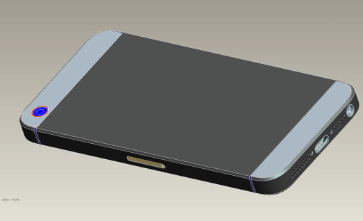 仿iphone5智能手机缩略图