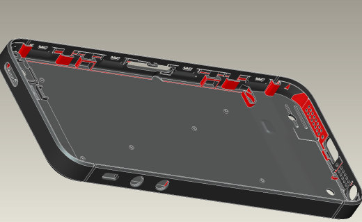 仿iphone5智能手机缩略图