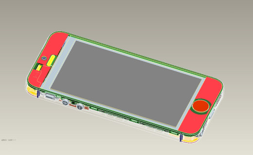 仿iphone5智能手机缩略图
