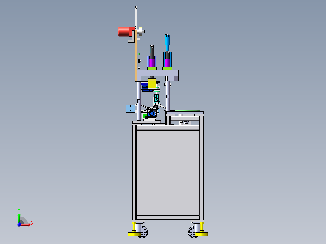 N95口罩半自动焊耳带机-图纸3-29左视图