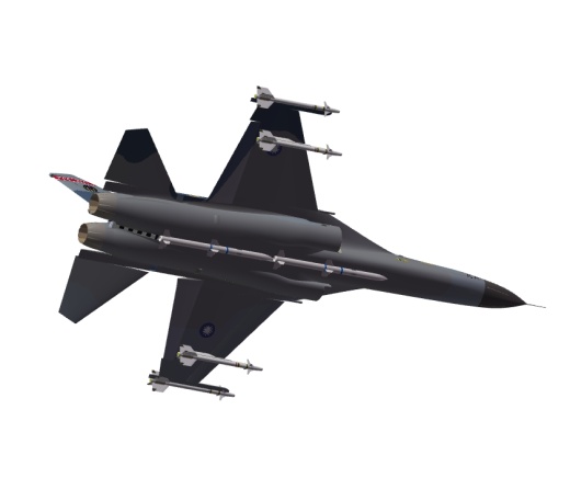 E1123-台湾省空军F-CK-1经国号战斗机三维SW2012带参缩略图