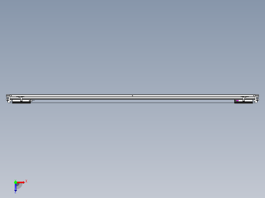 威洛博VL系列3d模型模组2VL17E2Y-S2000俯视图