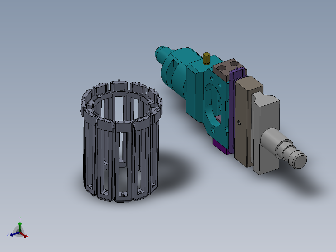 太阳分块定子绕线工装