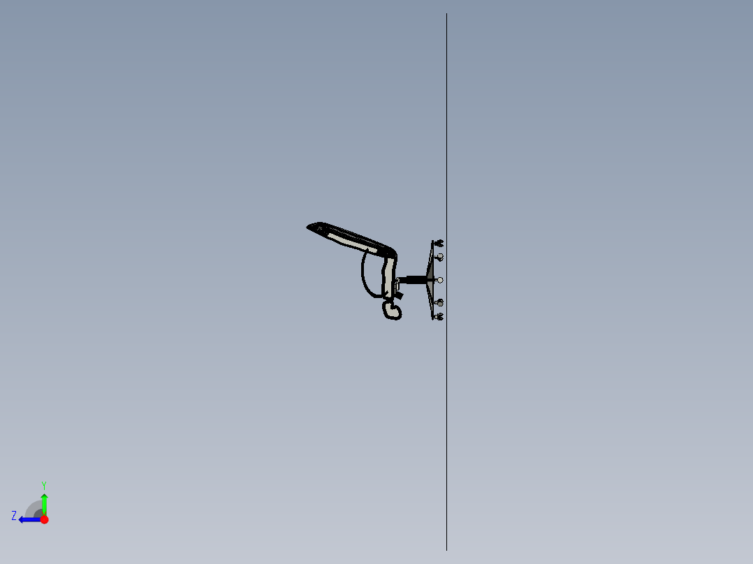 office-arm-chair-办公椅右视图