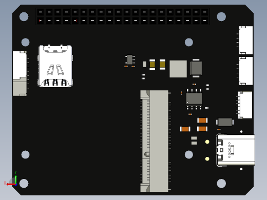 电路板后视缩略图