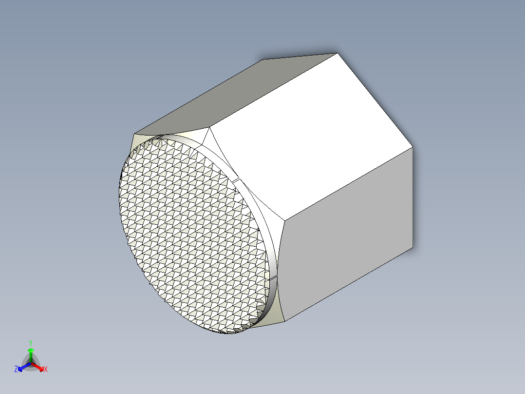 定位配件2269(B)-3D多系列多零件图纸模型主视图