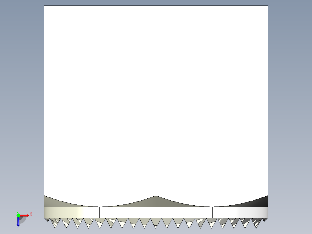 定位配件2269(B)-3D多系列多零件图纸模型俯视图