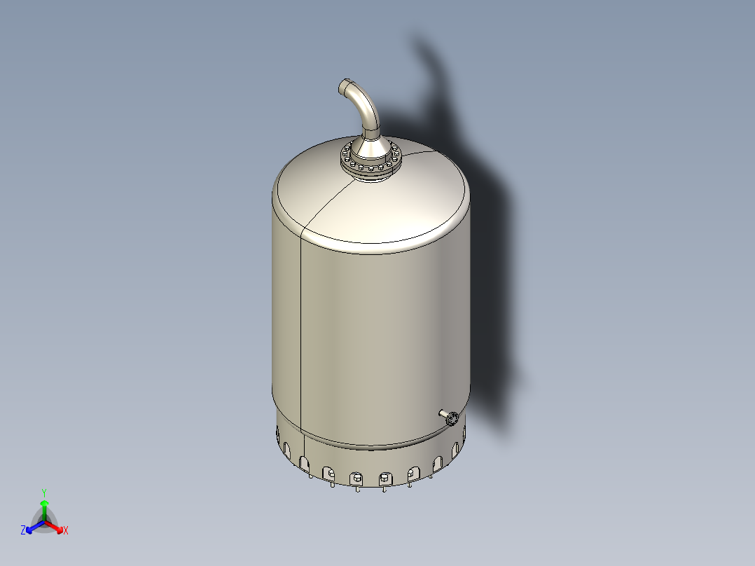 离子交换剂正等轴测图