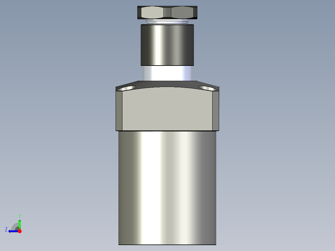 KOSMEKLHS0900-CL-Y30多系列多零件图纸模型右视图