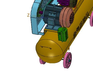 活塞式空压机充气泵