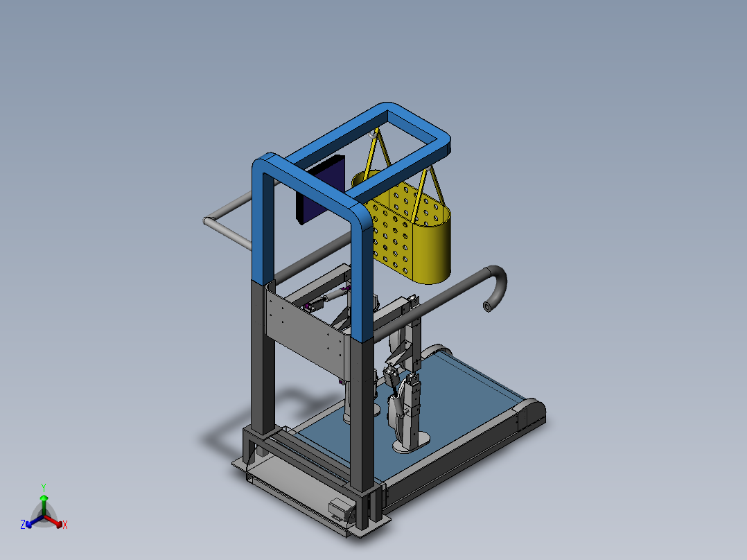 步态康复机正等轴测图