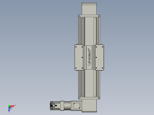 威洛博直线电机模组EB20-L224-S450-R-ZP75-MS3-5K俯视缩略图
