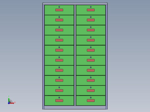 20抽屉柜前视缩略图