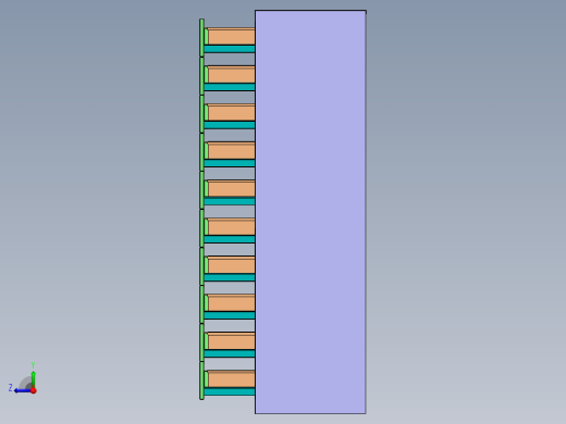 20抽屉柜右视缩略图